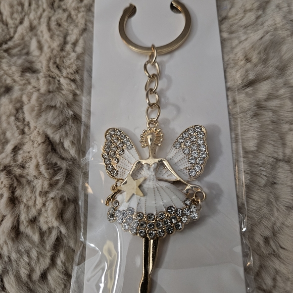 Gold  Fairy Keychain - Picture 7 of 7